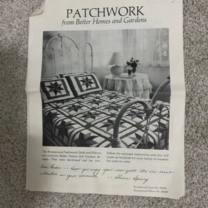 Better Homes and Gardens Patchwork Quilt in Red, White and Blue